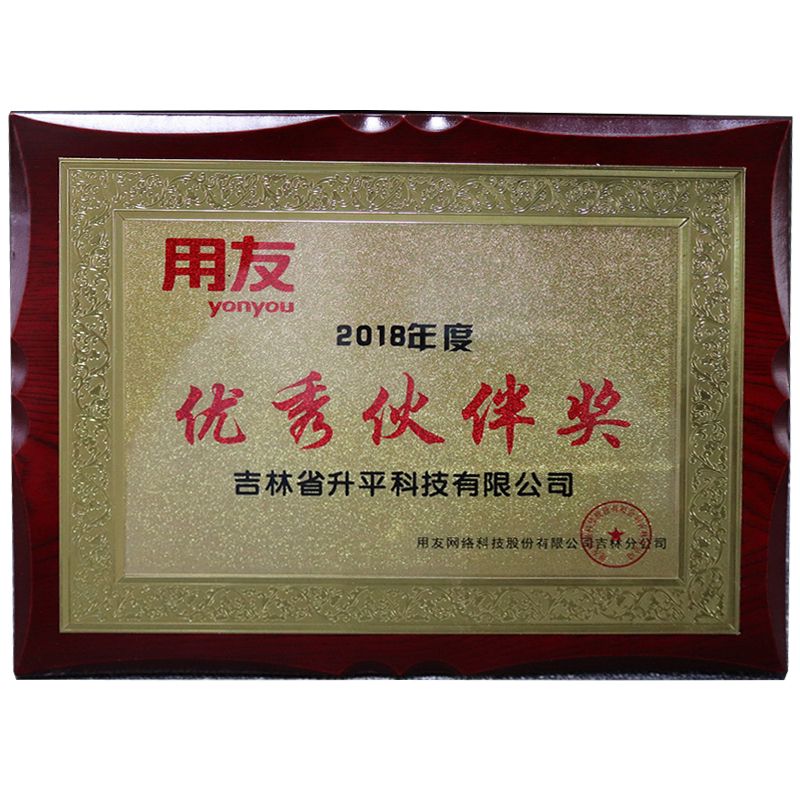 2018年用友優(yōu)秀伙伴
